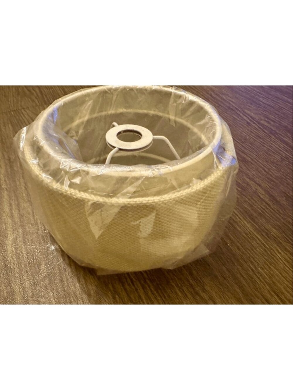 Rustic Style Small Drum Shape Bulrap Lampshade - Picture 2 of 7